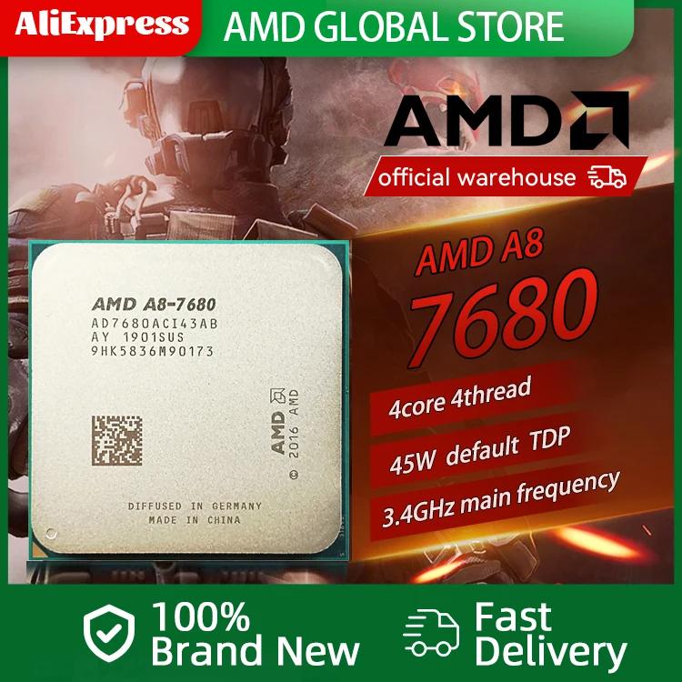 ߰ AMD A8-7680 μ, ִ νƮ 3.8GHz, 28nm  4 ھ 4  CPU